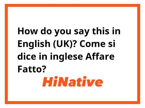 affare in inglese|affare in english.